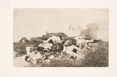 Så mange - og flere (22) av Francisco de Goya