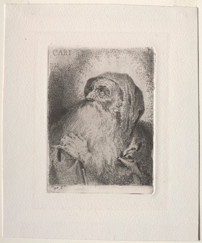 Den hellige Frans av Paula (Caritas) av Francisco de Goya