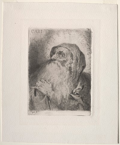 Den hellige Frans av Paula Caritas, 1780. av Francisco de Goya