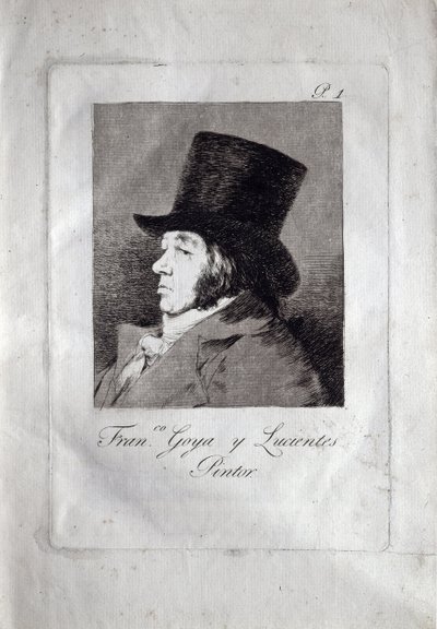 Selvportrett, 1799 av Francisco de Goya