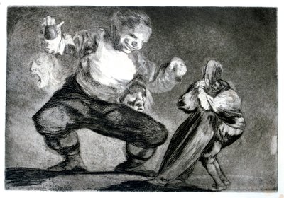 Simpleton, 1819-1823 av Francisco de Goya