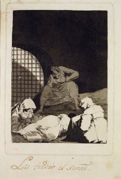 Søvnen overvinner dem, plate 34 av 