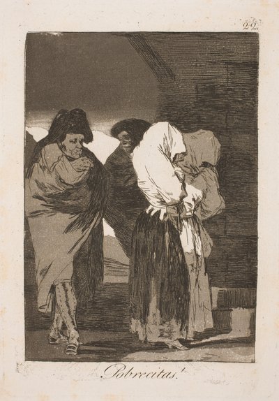 Stakkars jenter av Francisco de Goya