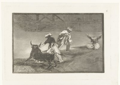 Tyrefektere på en arena Capean otro encerrado Tyrefekting (serietittel) La Tauromaquia (serietittel) av Francisco de Goya
