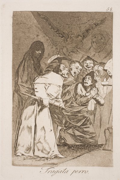Ta det din hund! av Francisco de Goya