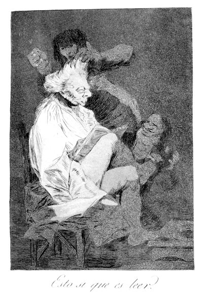 Det er absolutt å kunne lese, 1799 av Francisco de Goya