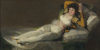 Den kledde Maja, ca. 1800 av Francisco de Goya