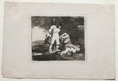 The Disasters of War: Og det er ingen hjelp for det av Francisco de Goya