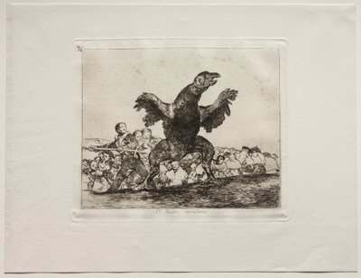 The Horrors of War: A Carnivorous Vulture av Francisco de Goya