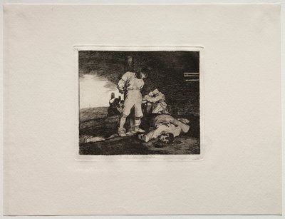 The Horrors of War: Og det er ingen hjelp for det. av Francisco de Goya