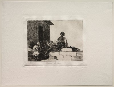 The Horrors of War: Appeals are in Vain av Francisco de Goya