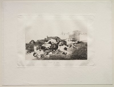 The Horrors of War: Even Worse, 1810. av Francisco de Goya