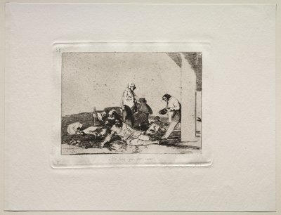 The Horrors of War: Det nytter ikke å gråte ut av Francisco de Goya