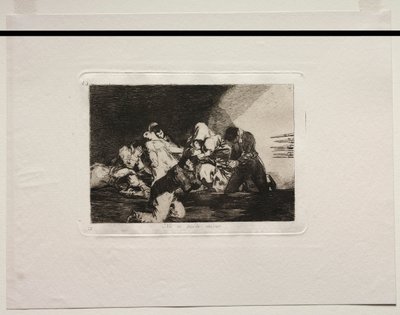 The Horrors of War: One Cant Look. av Francisco de Goya