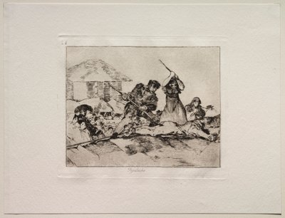 The Horrors of War: Rabble av Francisco de Goya