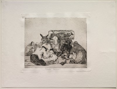 The Horrors of War: Strange Devotion!. av Francisco de Goya