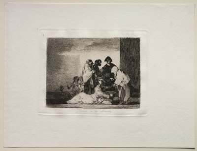 The Horrors of War: Thanks To The Millet. av Francisco de Goya
