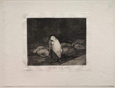 The Horrors of War: The Beds of Death. av Francisco de Goya