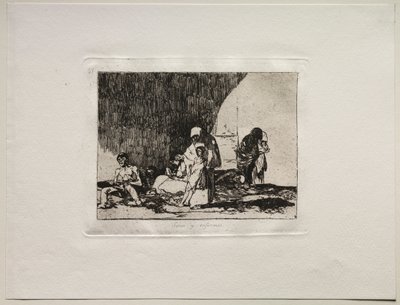 The Horrors of War: The Healthy and the Sick. av Francisco de Goya