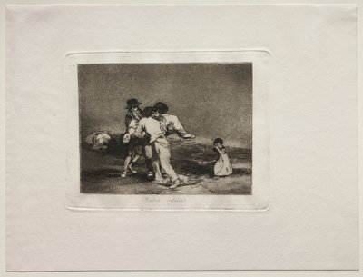 The Horrors of War: Unhappy Mother. av Francisco de Goya