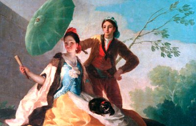 Parasollen, 1777 av Francisco de Goya
