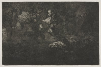 Ordspråkene: Gud skaper dem og de går sammen, 1864. av Francisco de Goya