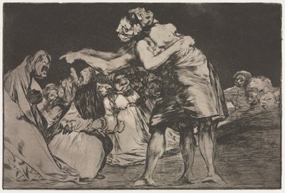 Ordspråkene: Ekteskaps dårskap av Francisco de Goya