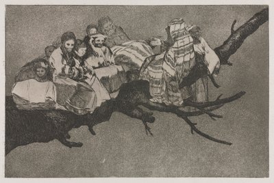 Ordspråkene: Latterlig dårskap av Francisco de Goya