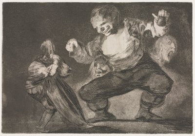 Ordspråkene: Simpleton, 1864. av Francisco de Goya