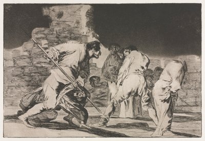 Ordspråkene: The Folly of Fury, 1864. av Francisco de Goya