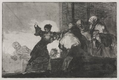 Ordspråkene: To hoder er bedre enn ett eller dårlig dårskap av Francisco de Goya