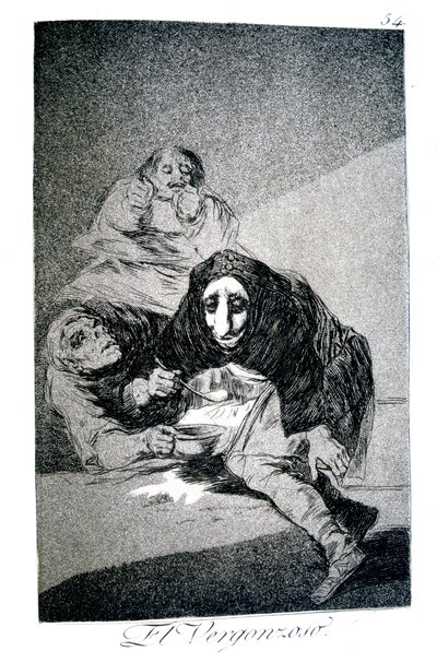 Den skamfulle, 1799 av Francisco de Goya