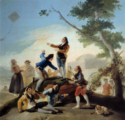 Det flygende rådyret. Maleri av Francisco De Goya (1746-1828) av Francisco de Goya