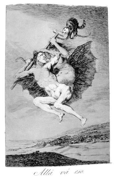 Der går det, 1799 av Francisco de Goya