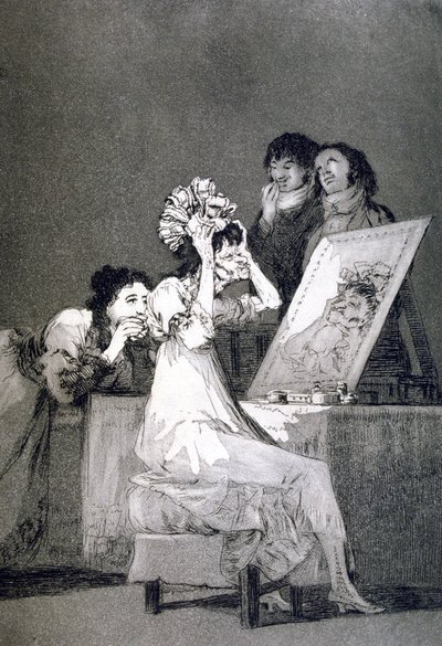 Inntil døden, 1799 av Francisco de Goya