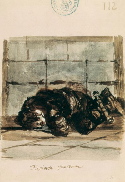 Våkn opp, uskyldig av Francisco de Goya