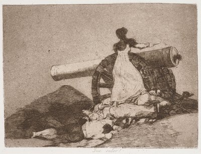 «What Courage!» (For et mot!) fra serien «Krigens katastrofer» av Francisco de Goya
