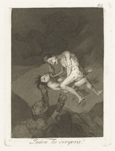 Wie hadde det gedacht! Hvem skulle tro det! (tittel på objekt) Los Caprichos (serietittel) av Francisco de Goya