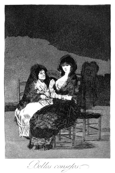 Fantastiske råd, 1799 av Francisco de Goya