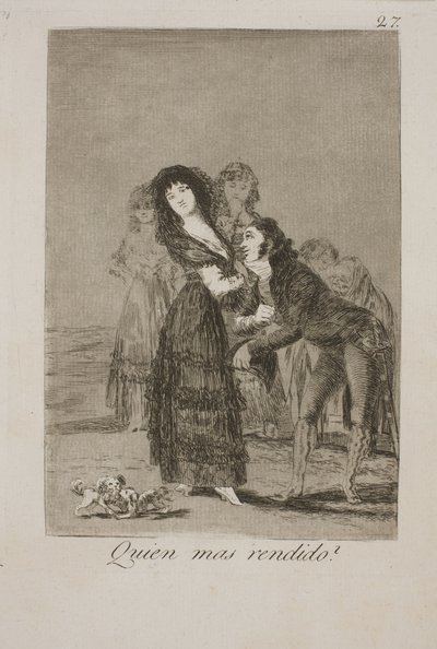 Ydmyk tjener av Francisco de Goya