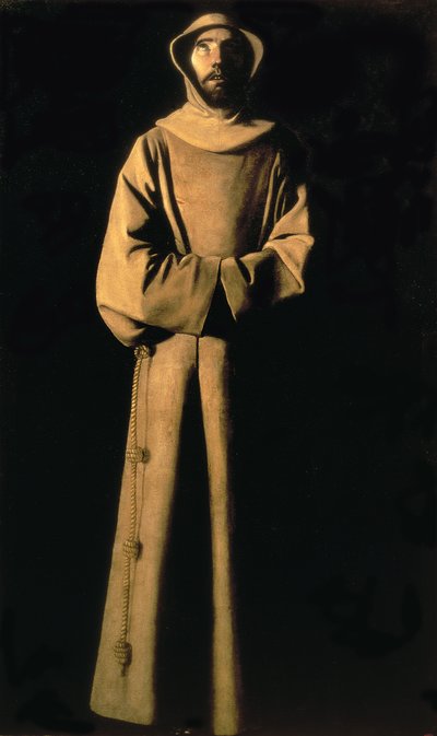 St. Frans av Assisi, ca. 1640 (olje på lerret) av Francisco de Zurbaran