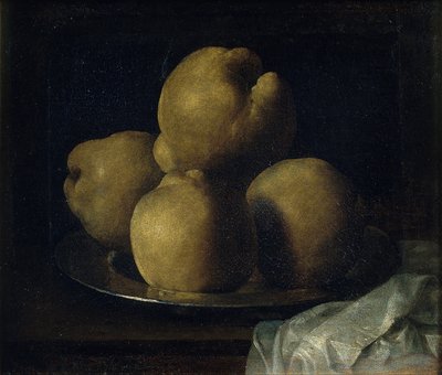 Stilleben med skål av kvede av Francisco de Zurbaran
