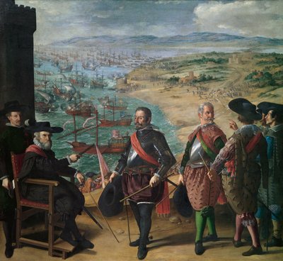 Forsvaret av Cadiz mot engelskmennene av Francisco de Zurbaran