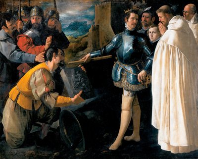 Sankt Peter Nolasco gjenoppretter Jomfru Marias bilde av Francisco de Zurbaran