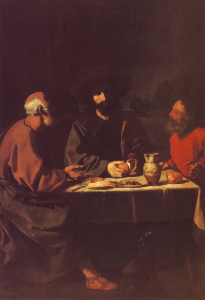 Nattverden i Emmaus av Francisco de Zurbaran