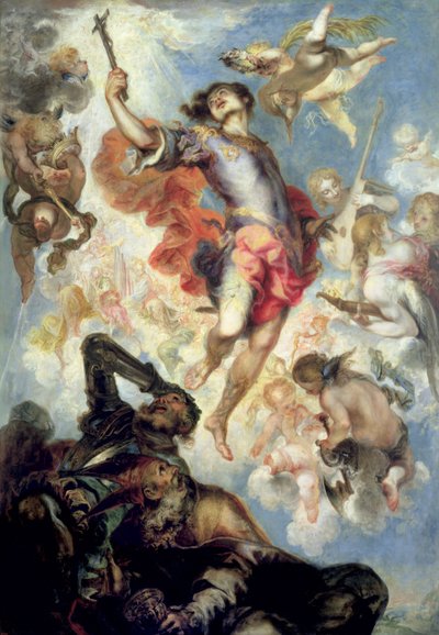St. Hermengilds triumf, 1654 av Francisco the Younger Herrera