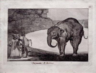 Animal Folly av Francisco de Goya