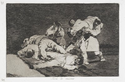 Det samme fra serien Disasters of War av Francisco de Goya