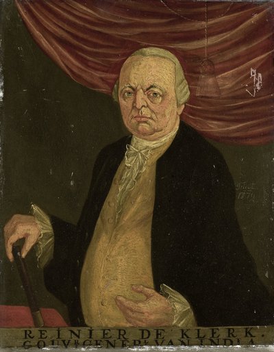 Portrett av Reinier de Klerk av Franciscus Josephus Fricot