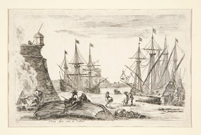 Inngang til et hjørne av Calais av Franciscus van der Steen